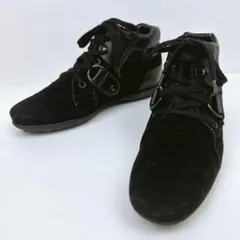 ★美品★TOD'S トッズ スニーカー スエード ブラック 21.5㎝のサムネイル