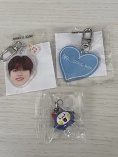 treasure ジョンウ 顔アクキー truzめじるし アクリルキーホルダー