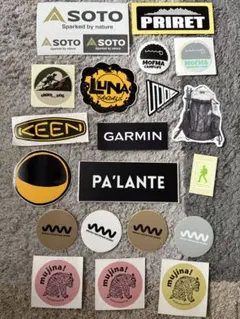 アウトドア ステッカーセット 20枚