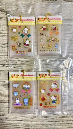 サンリオキャラクターズ ごほうびシール風チャーム 4種セット