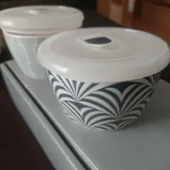 陶器製保存容器 2個セット