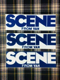残りわずか‼️SCENE FROM VANステッカーセット