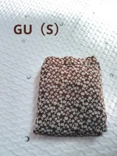 GU 花柄 フレアスカート Sサイズ ロングスカート