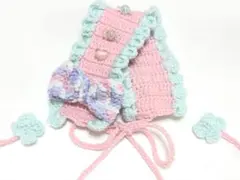 ハンドメイド かぎ針編み ヘッドドレス ゆめかわ