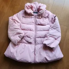 BeBe Petits Pois Vert ダウンコート★100サイズ　ピンク
