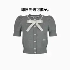 Bibiy LILY RIBBON CARDIGAN Black 新品未使用 - メルカリ