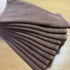 新品⭐️ フェイスタオル 2６０匁 ブラウン　20枚セット 業務用のサムネイル
