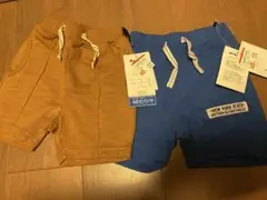 ハーフパンツ 2色セット サイズ100 4分丈