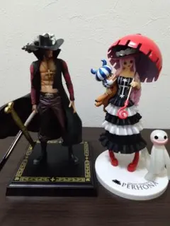 ☆値下げ中☆ONE PIECE一番くじミホーク＆ペローナフィギュア