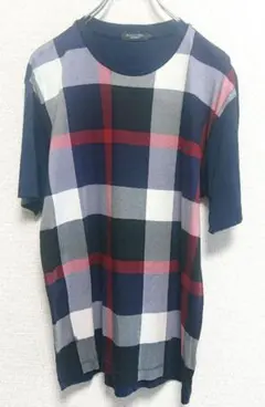 BLACK LABEL CRESTBRIDGE M 半袖Tシャツ チェック柄のサムネイル