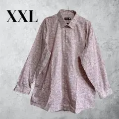 J.Ferrar 長袖シャツ 花柄 ピンク XXL