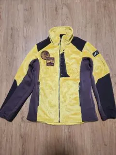 フリースジャケット イエロー/ブラウン