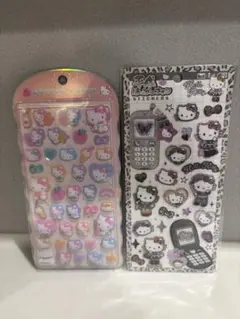 ハ*マ様 ハローキティ コットンパフィー　平成はっぴーフォン　セット販売