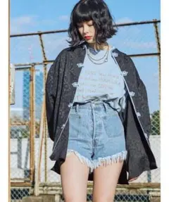 jouetie チャイナルーズシャツ