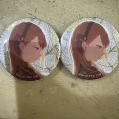 プロセカ グリッター缶バッジ 42A 花里みのり 2点セット