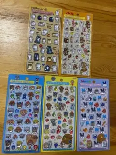 ボンボンドロップシールお文具と一緒　ノンタン　パウパトロールたまごっち5点セット