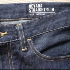 美品 coen メンズM ネバダデニムストレートスリムデニムパンツ ジーンズ