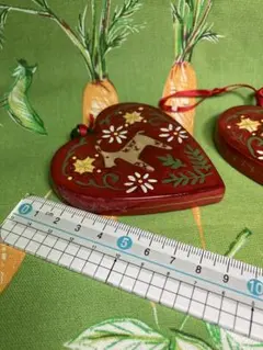 Villeroy&Boch　ハート型オーナメント 2個セット クリスマスのサムネイル