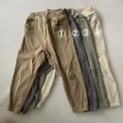 【3枚セット ¥300】無印良品 ＊ らくらく動けるパンツ 100のサムネイル