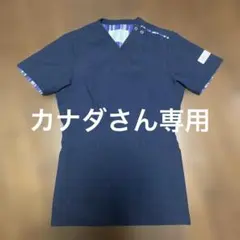 MICHEL KLEIN スクラブ ネイビー　Mのサムネイル