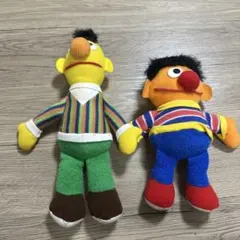 セサミストリート バート＆アーニー ぬいぐるみ 2体セット