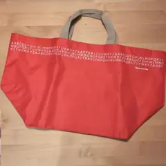 赤 トートバッグ