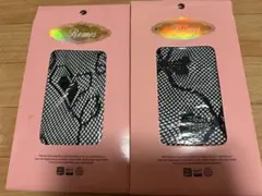 柄タイツ２枚セット