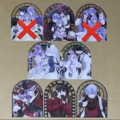 ステンドグラス◾️アクキー 悪役令嬢は溺愛ルートに入りました！？ 6種 ②ステンドグラス◾️アクキー 悪役令嬢は溺愛ルートに入りました