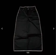 Vanish202a コーティングデニム 前期 goar.archive ゴア・アーカイブ goar．archive flare pants コーティングデニム