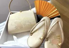 【短時間使用】【美品】【京都老舗】フォーマルセット　花ぎおん23センチ　ゴールド