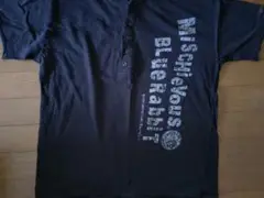 メンズボタン付きTシャツ Lサイズ ブラック 綿100%