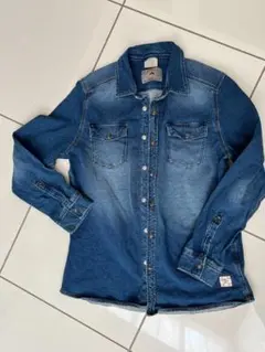 ✨美品✨ZARA BOYS デニム風シャツ/164
