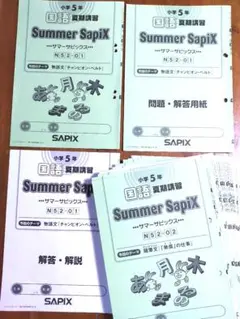 2026年最新】Sapix 5年 夏期講習の人気アイテム - メルカリ