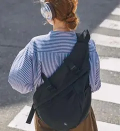 MONO-MART LADY'S ナイロンワンショルダーボディバッグ　ブラック