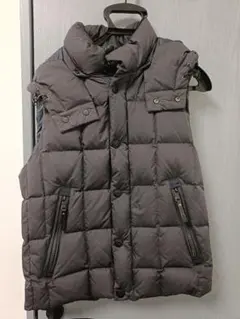 ナノ・ユニバース　ダウンベスト フード付き