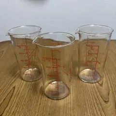 【美品】iwaki 耐熱ガラス 計量カップ 500cc 3個セットのサムネイル