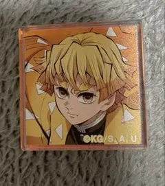 鬼滅の刃　我妻善逸　オーロラアクリルブロック