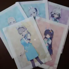 ブルーアーカイブ クリアファイル 5枚セット - メルカリ