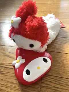 マイメロディ　レトロ　ぬいぐるみペンケース2009