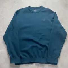 極美品 ノースフェイス ラリーオンロッククルー NL72102 ターコイズ XL