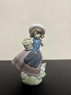 稀少！リヤドロ(LLADRO) 【母子時光】 フィギュリン  陶器  置物 リヤドロ Lladro フィギュリン ♯6645 『フェアリーランド