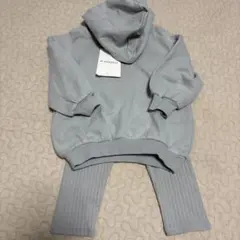 【新品未使用】H&M ブルーパーカーとレギンスのセット