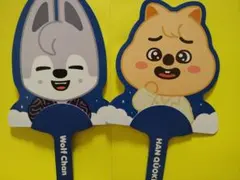 SKZOO◆StrayKids◆GIGO限定◆うちわ ◆ウルフチャン◆クオッカ