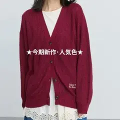 サマンサモスモス❤ポイント刺繍Vネックカーディガン