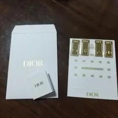 Dior ゴールドしおり4枚セット