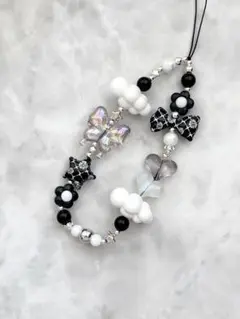 ビーズストラップ スマホストラップ 携帯ストラップ