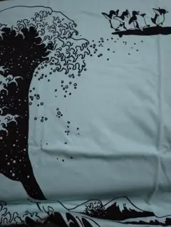 【未使用タグ付き】グラニフ サーフィン ザ グレート ウェーブ ペンギン