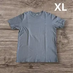 【美品】UNIQLO U クルーネックTシャツ／XLサイズ・グレーブルーのサムネイル