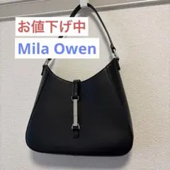 【美品】Mila Owen ハンドバッグ　ブラック　黒のサムネイル