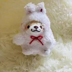 新品！忠犬もちしばうさぎさんなりきりマスコット